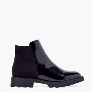 Pemi Contrast Lug Sole Ankle Boot